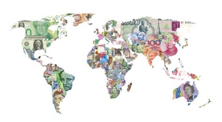How much money circulates in the world?