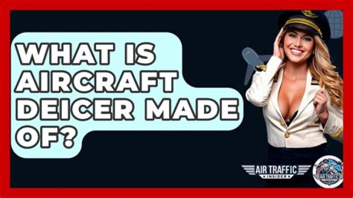 What is deicer made of?