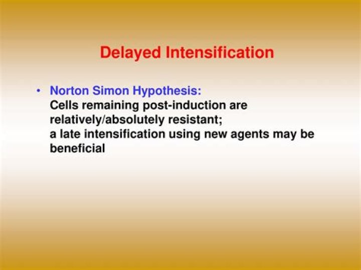 What is delayed intensification?
