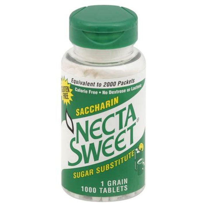 Who invented saccharin sweetener?
